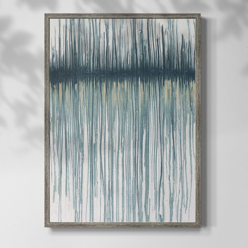 Toile embelli I, reproduction encadrée - bois massif, H 11 po x l 9 po