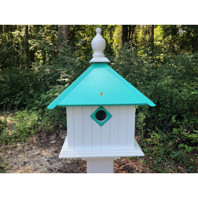 Crofton 18'' H x 18'' W x 12'' D Post Birdhouse