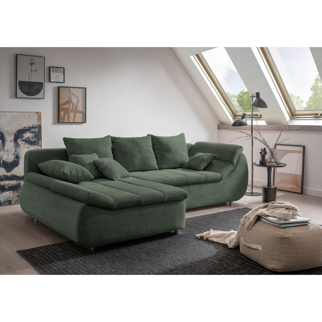 Ecksofa Aliyan mit Bettfunktion