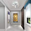 Angstrom 1 - Light 28cm Unique/Statement Geometric LED Flush Mount