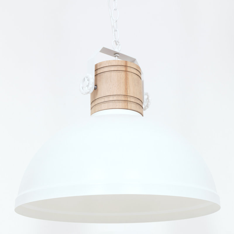 Mraz 1 - Light Dome Pendant, White