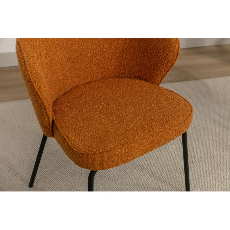 Chaise de salle à manger Donohoe Boucle, 2, Gingembre