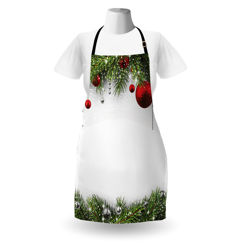 Tablier de Noël sans motif bavoir