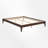Bamboo Platform Bed Frame – Sturdy Slat Support, No Box Spring Needed-1322225206-1319484151