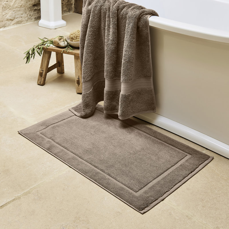 Renaissance Towelling Bath Mat, Mink