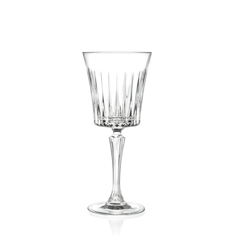 Wine Glass Water Glasses Set of 6 Goblet 10 oz. by Majestic Gifts