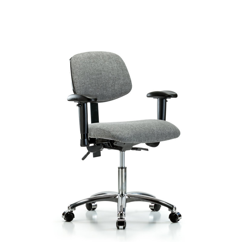 Kalyn Task Chair, Casters, Gray, Included