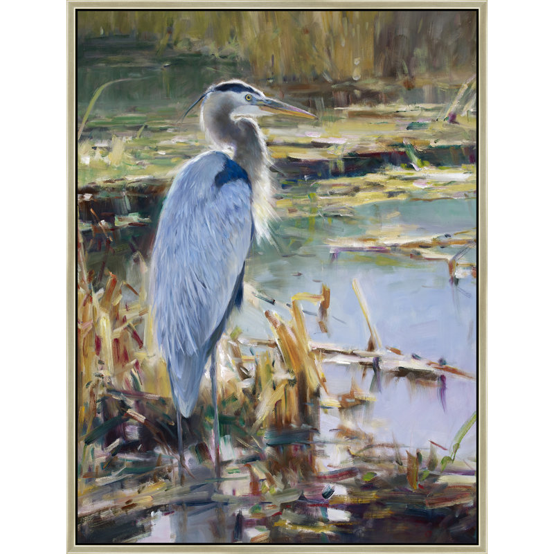 Bord de la nature, H 32 po x l 42 po, Doré