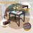 Rectangular Metal Outdoor Side Table-366142847