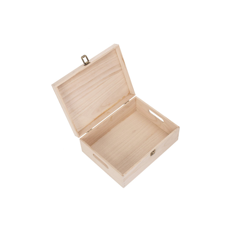 Unvarnished Wooden Box
