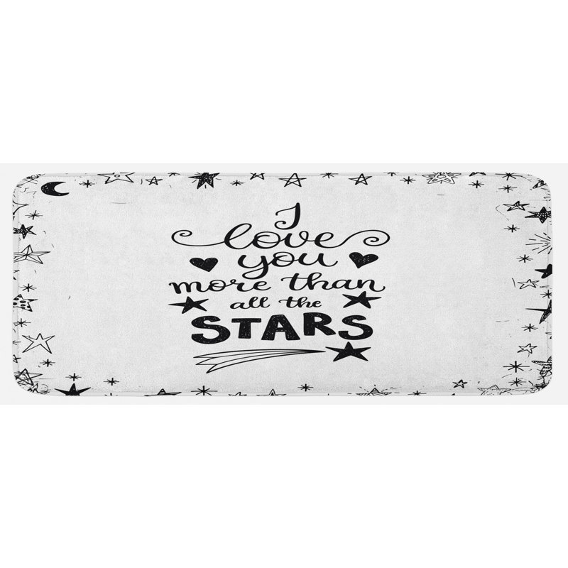Tapis de cuisine I Love You More