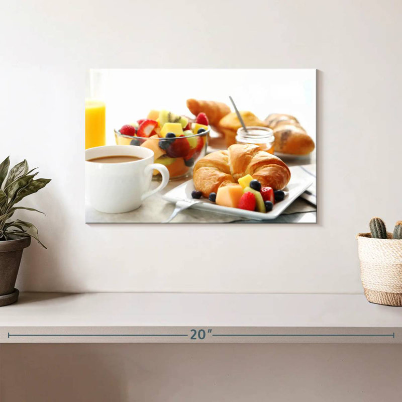 Assiette à déjeuner Yarlin Croissant, H 8 po x l 12 po