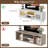 LED TV Stand with Acrylic Doors & Shelves, 47.5"  Console for TVs up to 55"-114357116