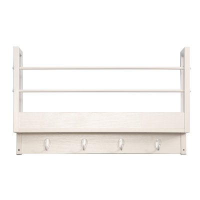 Ericmichael Entryway Shelf - Decorative Hook Shelf for Storage