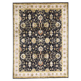 Hand Woven Silk and Wool Oriental Area Rug