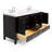 Cambridge 73'' Double Bathroom Vanity with White Quartz Top-316915121
