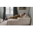 50'' Faux Fur Compression Bean Bag Chair Oversized Chaise Lounge Chair with Pillows-124445470
