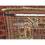 Tapis de la surface en laine rouge 4 pi 5 po x 6 pi 5 po noué la à la main one-of-kind-des années 1920 anatolian Waring