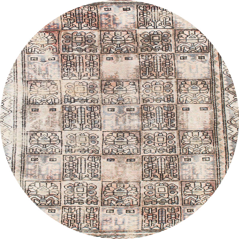 Tapis abstrait moderne 1142, Rond 4 pi