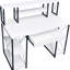 Bureau contemporain blanc et noir avec tiroir polyvalent pratique-1549540876