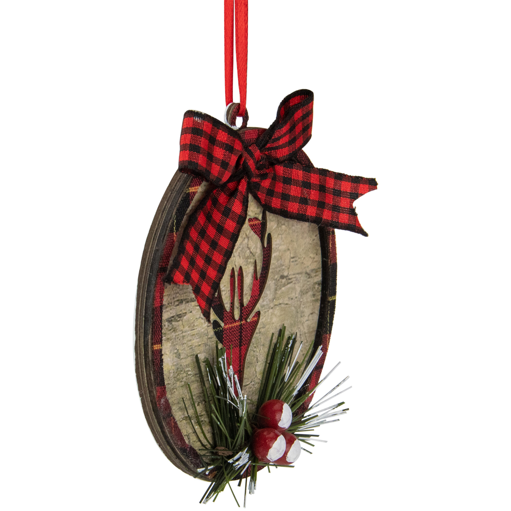 https://assets.wfcdn.com/im/63848186/compr-r85/1293/129358107/4-red-and-black-buffalo-plaid-reindeer-disc-christmas-ornament.jpg