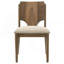Chaise d'appoint rembourrée (ensemble de 2)