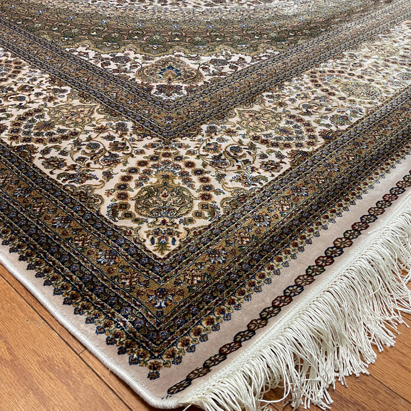 Bungalow Rose Hereke Silk Rug