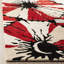 Tapis noir / rouge en laine touffeté à la main Avayah-1888350662