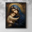 Série Religious XCV III - reproduction encadrée de qualité supérieure - prête à être accrochée - aucun clou requis-726634149-726634155