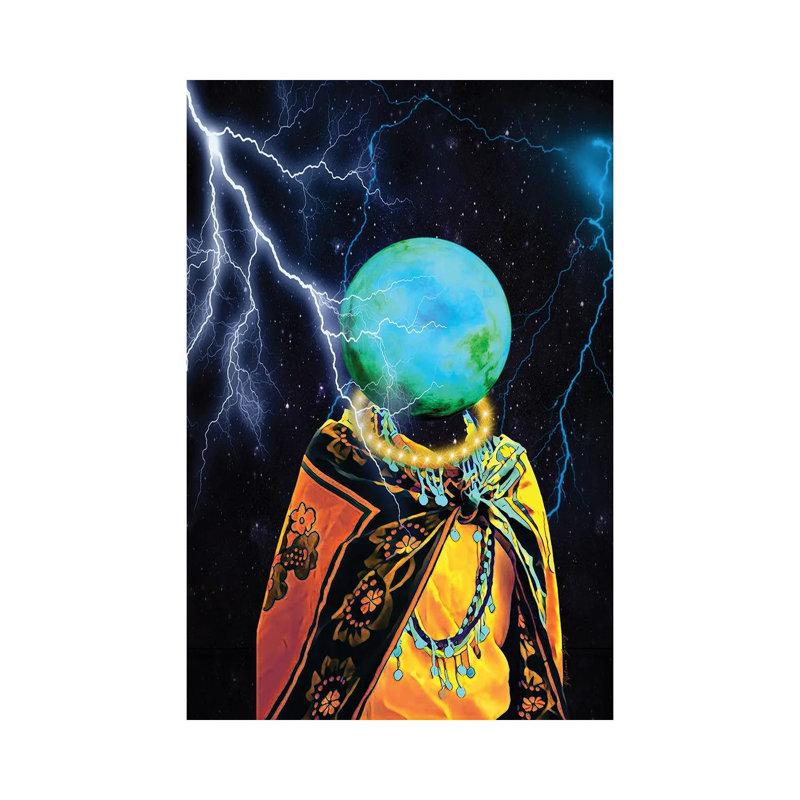 Lightning Strikes by Yvonne Coleman Burney - Wrapped Canvas Print, 101.6 cm H x 66.04 cm W x 3.175 cm D