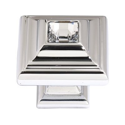Swarovski Crystal Square Knob