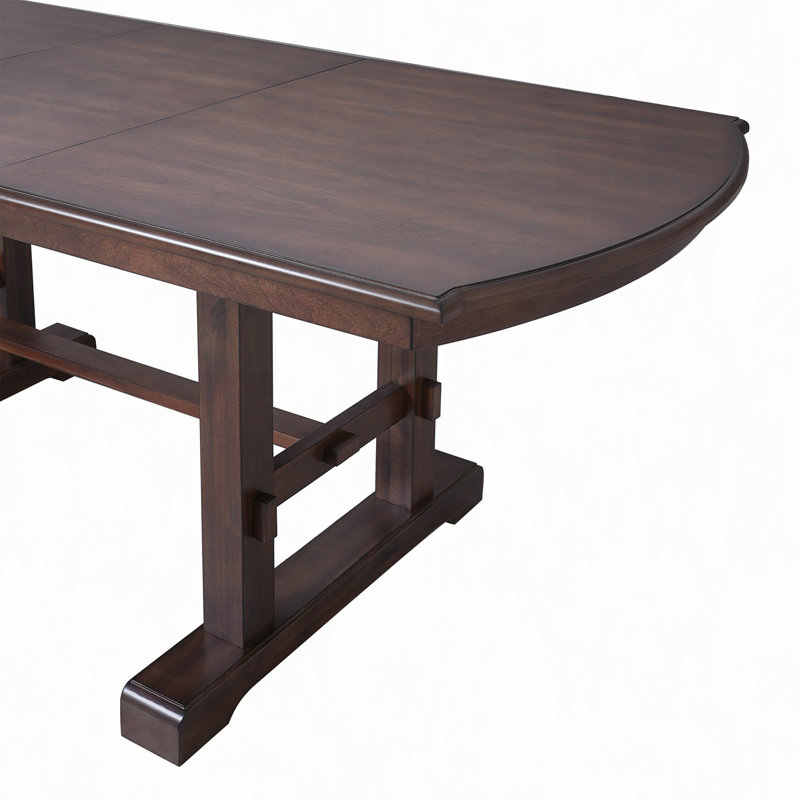 Table de salle à manger extensible 59 "à 77", table de cuisine en bois de ferme avec rallonge amovible, grande table extensible pour 4 à 8 personnes