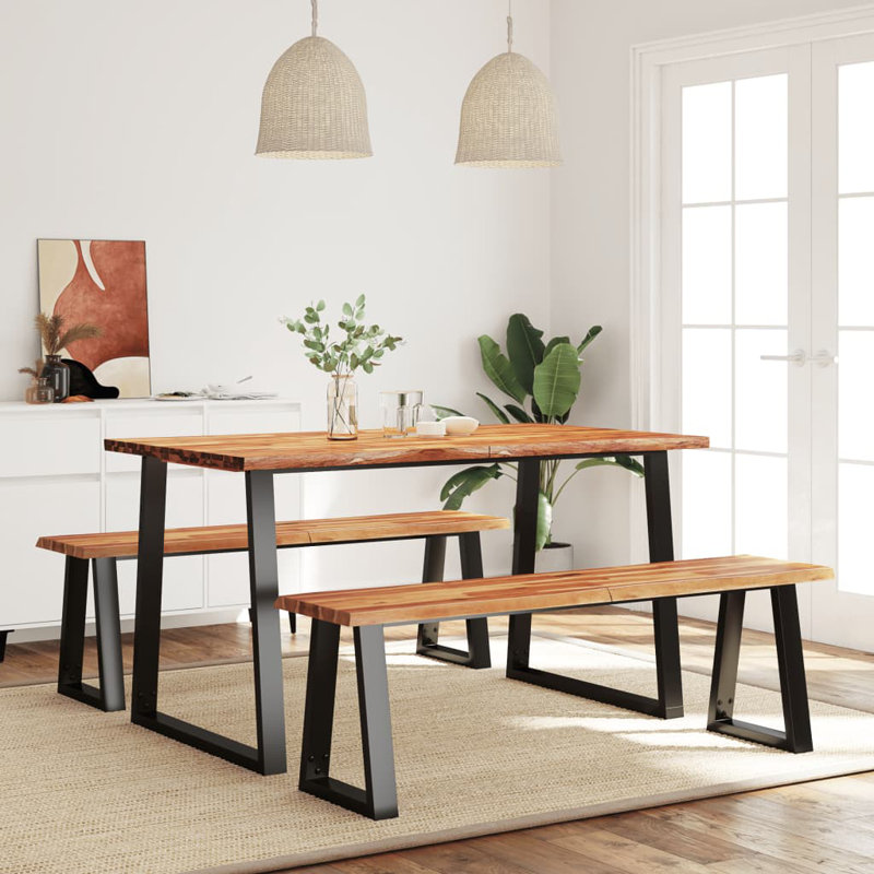 Ensemble de salle à manger Orten, H 29,5 po x L 55,1 po x l 31,5 po