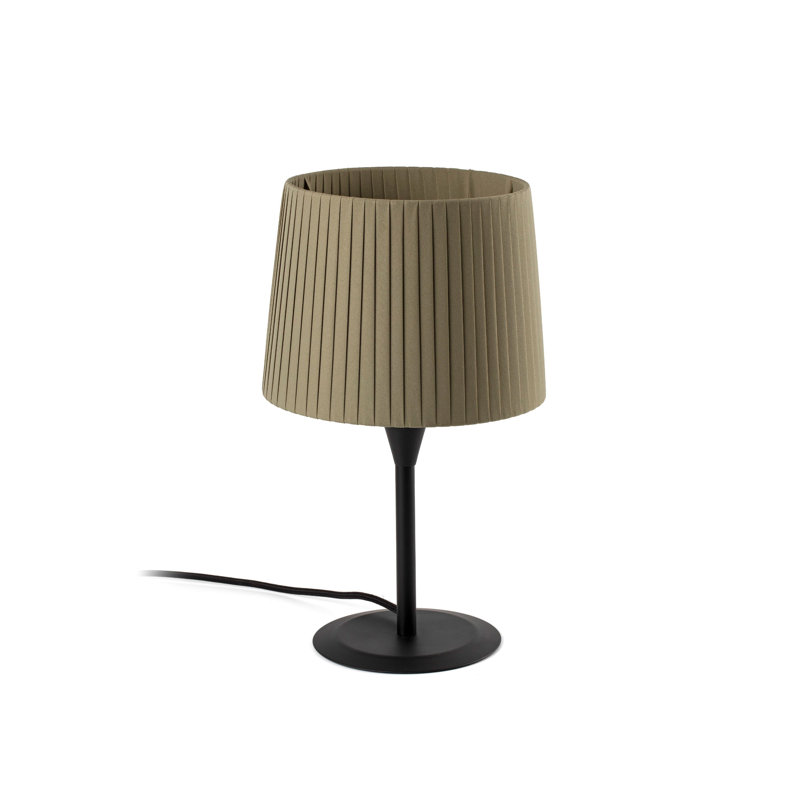Mini lampe de table Samba, Noir, Vert, H 17,5 po x l 8,5 po x P 8,5 po