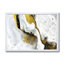 Or et noir sur marbre acrylique blanc - reproduction d'art sur toile-51145708-51145707