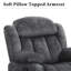 Ensemble de salon inclinable en microfibre 2 pièces Ireneo-112104377