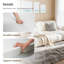 Mousse carrée à haute densité 2 pièces - bricolage découpable pour canapé, chaise de salle à manger, plancher et projets créatifs, 24 po x 24 po x 2 po, blanc-381812366