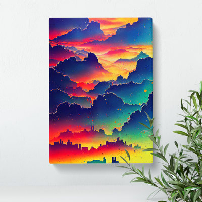 Vibrant City Skyline - Wall Art