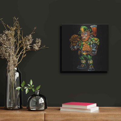 Ivy Bronx 'Fire Fighter Cyborg Leprechaun' by Flyland Designs, Metal Wall Art