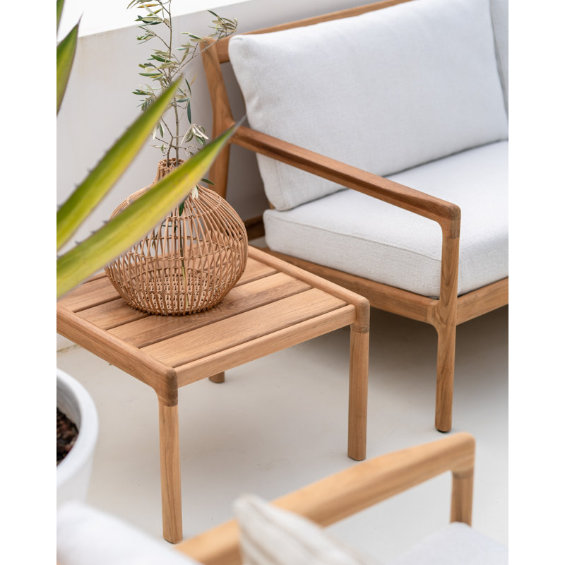 Jack Outdoor Teak Side Table