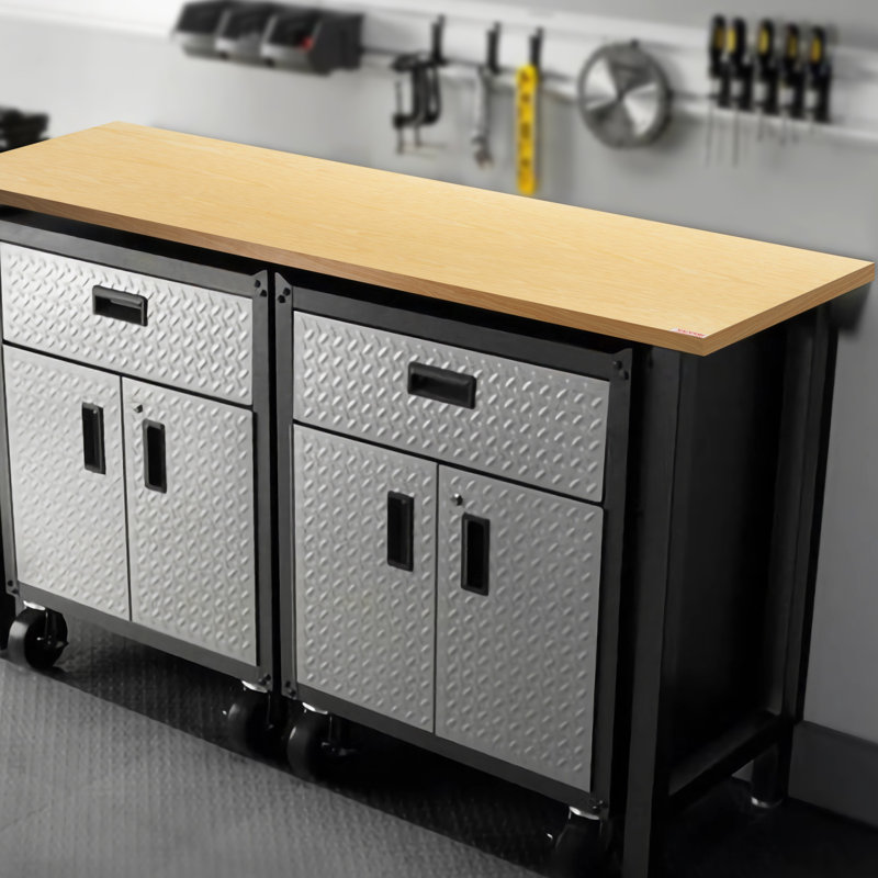 Ablah Wood Top Workbench Top, 1.5" H x 29.5" W x 23.6" D