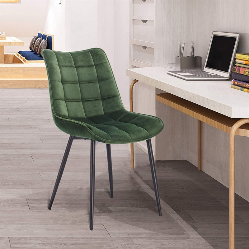 Vassar Upholstered Dining Chair, 4, Turquoise