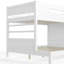 Lits avec rangement, lit simple en bois sur lit double, chambre d'enfant moderne