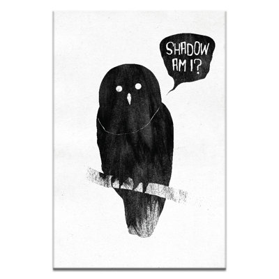 Shadow Am I by Ayarti - Wrapped Canvas Print
