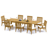 Caranas Outdoor - Piece Teak Dining Set