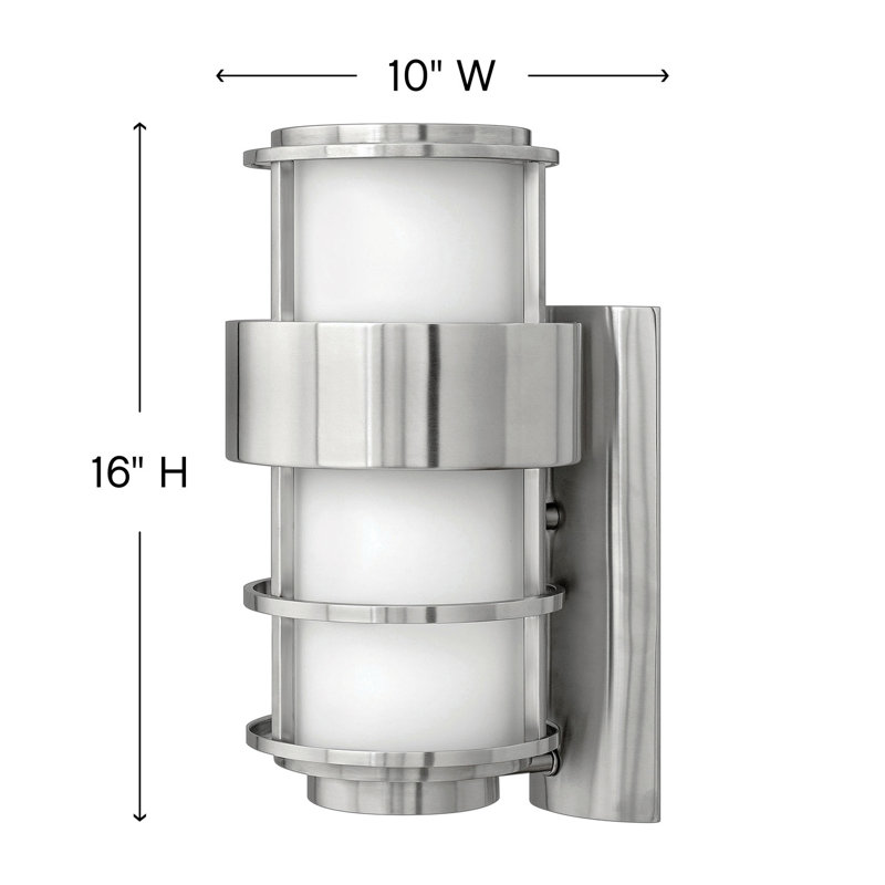 Saturn Outdoor Flush Mount, 12" H x 6" W x 7.5" D, Incandescent