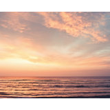 Atmosphere Sunset Beach 6-Panel Wall Mural 8.2' High x 10.4' Wide