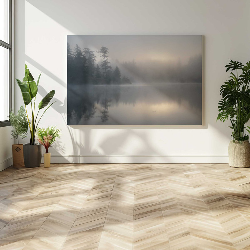Grand lac, impression sur toile, H 36 po x l 54 po