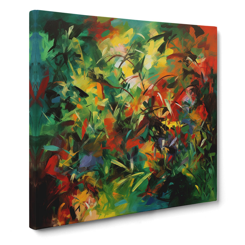 Jungle Abstract Expressionism - No Frame Print