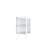 22.25 " Floor Coner Cabinet With Tempered Glass Door & Storage Shelves For Bathroom